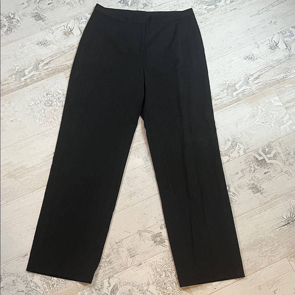 Vintage Yansi Fugel Dark Grey Straight Leg Pants Size 6